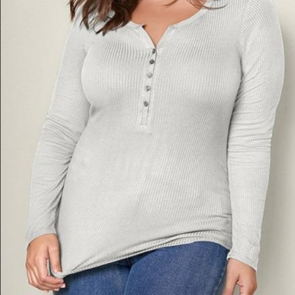 Ribbed Henley
